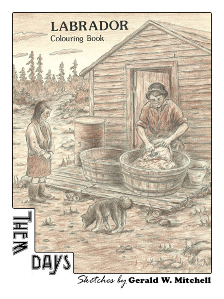 Labrador Colouring Book -- Sketches by Gerald W. Mitchell