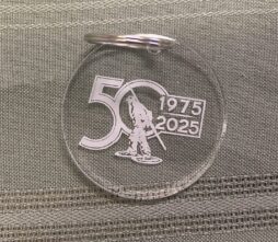 50th Anniversary Keychain